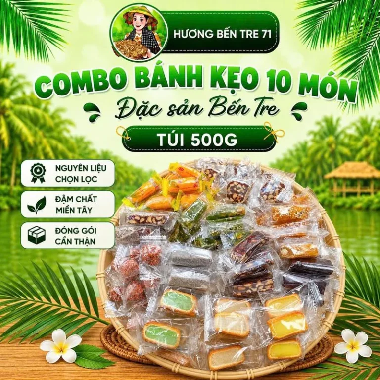 Combo kẹo Tết 1 kg, 10 vị